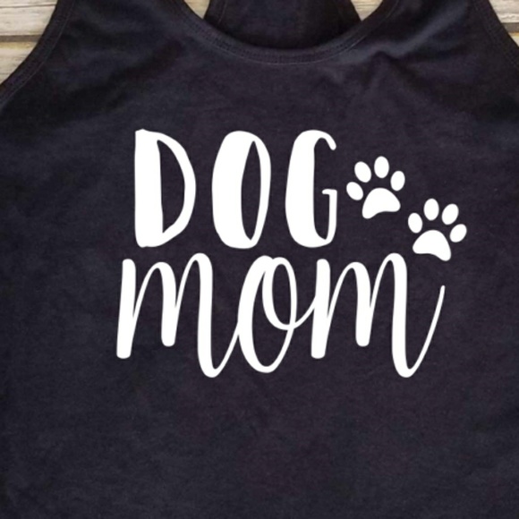 Dog Mom racerback tank top - fur mama mother shirt - Picture 2 of 3